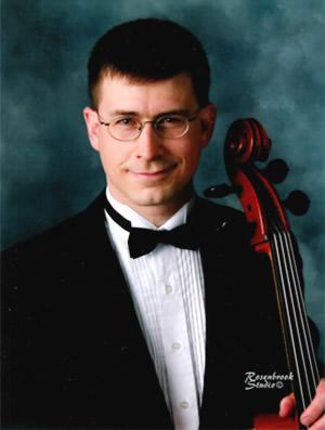 professional cellist Dr Benjamin Whitcomb